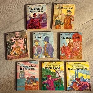 Vintage Illustrated Children's Book Collection